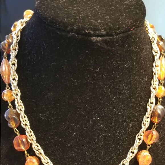 Vintage double necklace - Picture 6 of 7